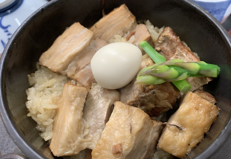 豚角煮釜めし