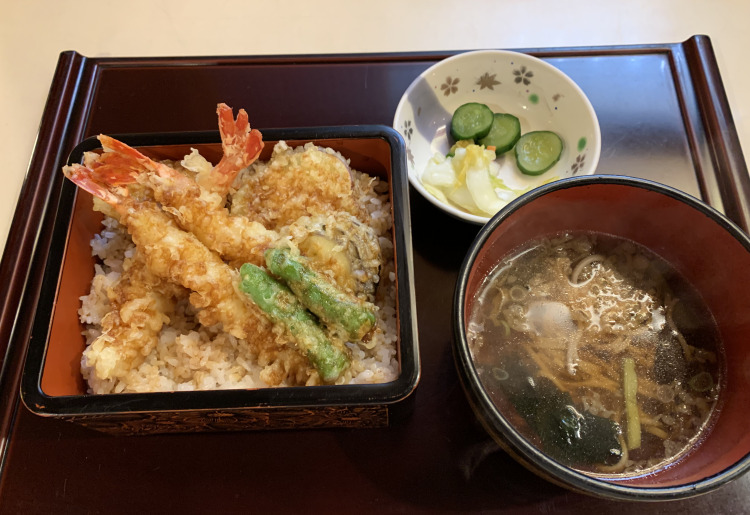 えび天重